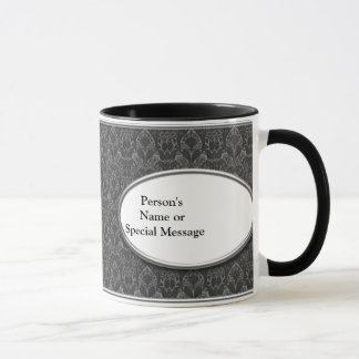 Black and White Wedding Party Personalised Mugs