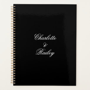 Black and White Wedding Planner