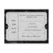 Black and White Wedding Ticket RSVP Card