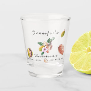 Black and White Weekend Trip Bachelorette Party  Shot Glass