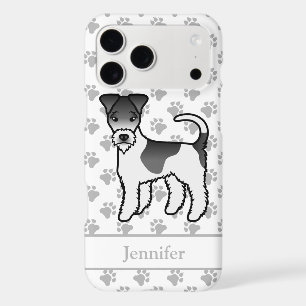 Black And White Wire Fox Terrier Cute Dog & Name