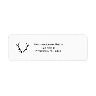 Black and White with Antlers