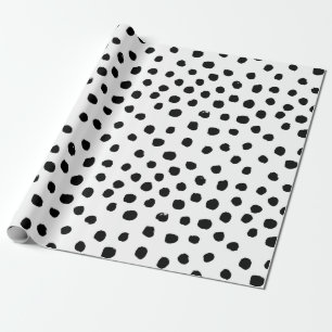 Black and White wrapping paper