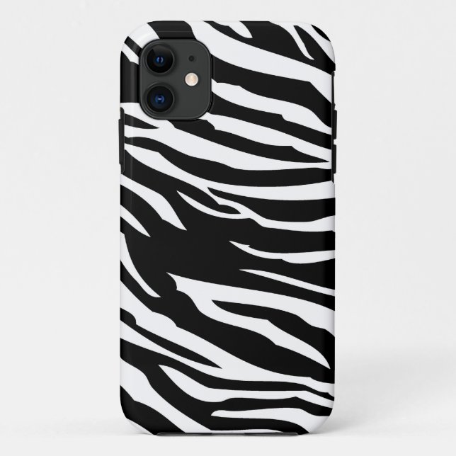 Black and White Zebra Mate ID™ iPhone 5 Case (Back)