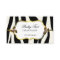 Black and White Zebra Print Business Card