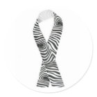 Black and white Zebra Ribbon