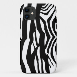 Black And White Zebra Stripes iPhone 11 Case