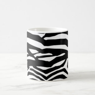 Black And White Zebra Stripes Coffee Mug