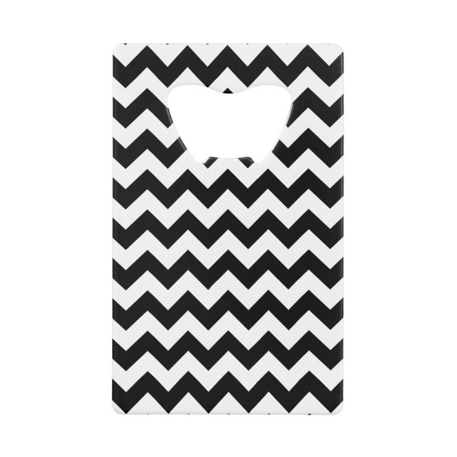 Black and White Zigzag Pattern, Chevron Pattern (Front)