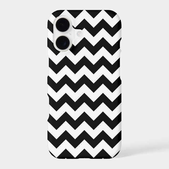 Black and White Zigzag Pattern, Chevron Pattern (Back)