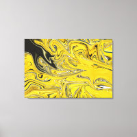 Black And Yellow Abstract Painting | Best fine art
