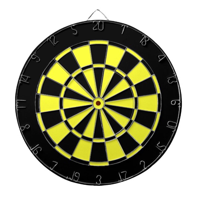 Black and Yellow Dartboard (Front)