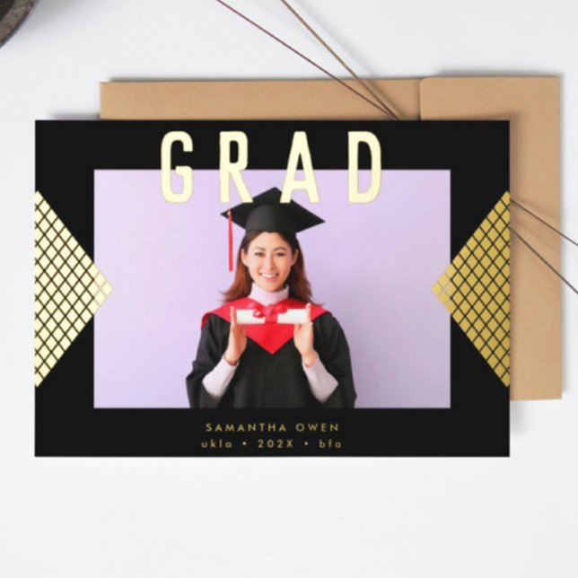Black and Yellow Geometric Gold College (Creator Uploaded)