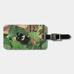 Black and Yellow lovely butterfly Luggage Tag
