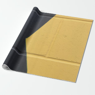 Black and yellow paint wall wrapping paper