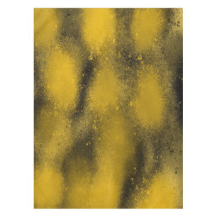 Black and Yellow Paintballs Tablecloth