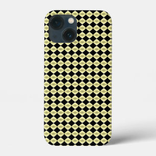 black and yellow pattern iPhone 13 mini case