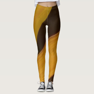 Black and yellow patternLeggings Leggings