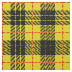 Black and yellow plaid fabric