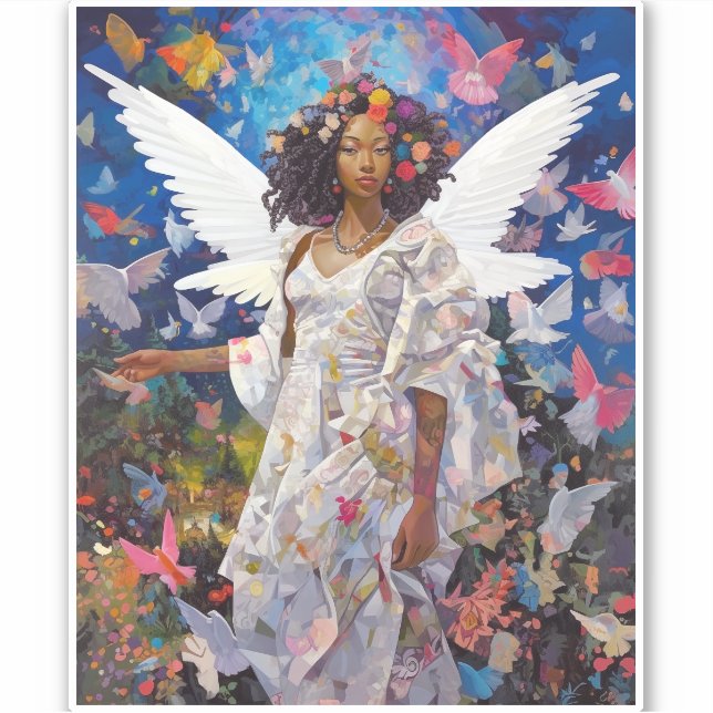 Black Angel Fantasy Art (Front)