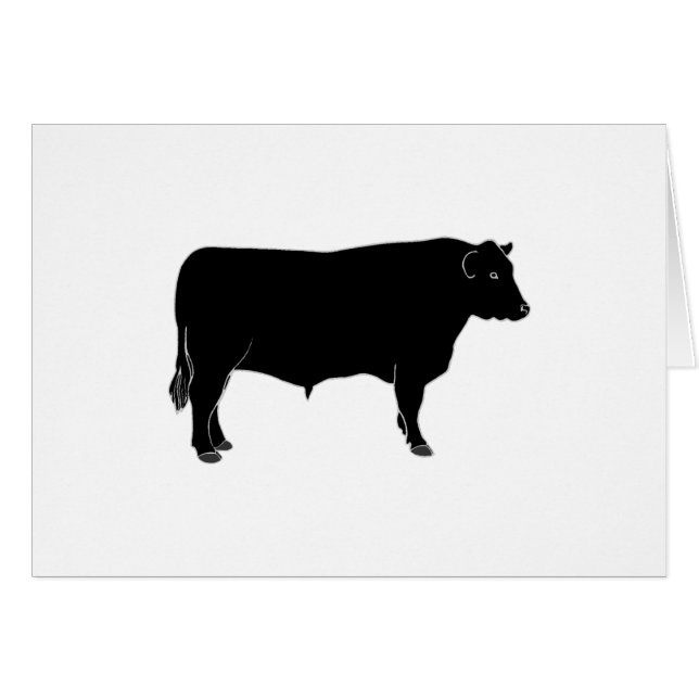 Black Angus Bull (Front Horizontal)