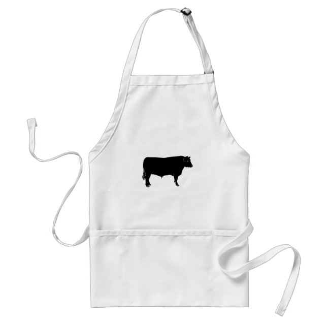 Black Angus Bull Standard Apron (Front)