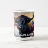 Black Angus Bull Winter