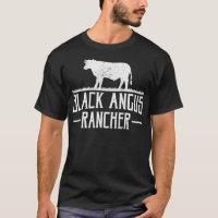 Black Angus Cow Rancher Funny Beef Cattle Meat Far