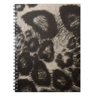 BLACK ANIMAL PRINT NOTEBOOK