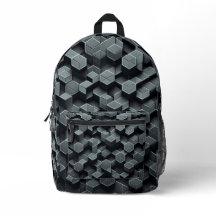 Black & Anthracite Grey Honeycomb 