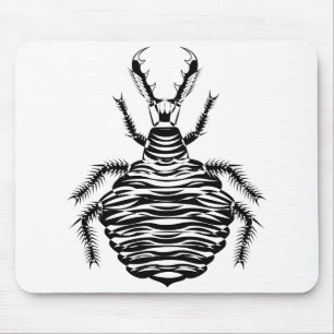 Black antlion mouse mat