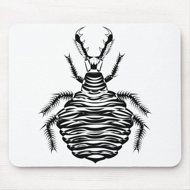 Black antlion mouse mat (Front)