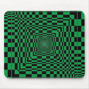 black arabesque mouse mat