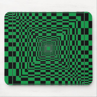 black arabesque mouse mat