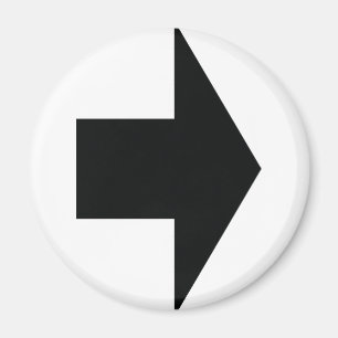 black arrow right magnet