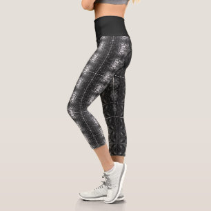 black as night High Waisted Capris