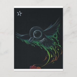 Black as pitch postcard