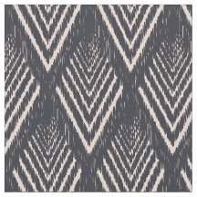 Black Ascending Ikat Pattern
