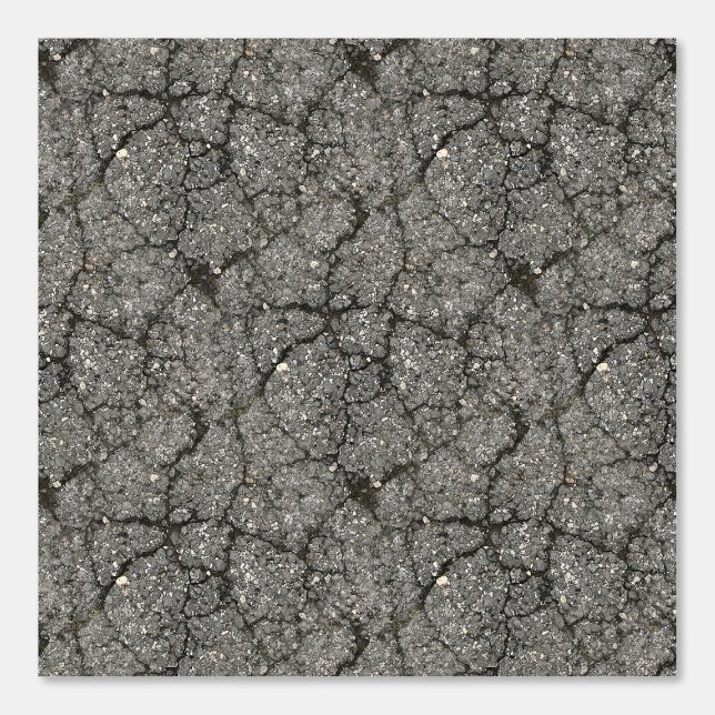 Black Asphalt Street Paving Cement Wallpaper (Front)
