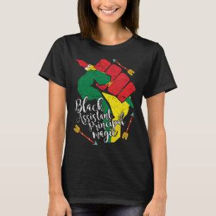 Black Assistant Principal Black History Month Teac T-Shirt