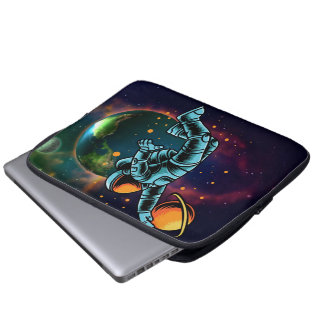 Black Astronaut  Laptop Sleeve