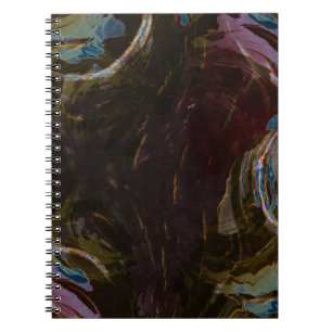 Black Atomic Space Age Notebook