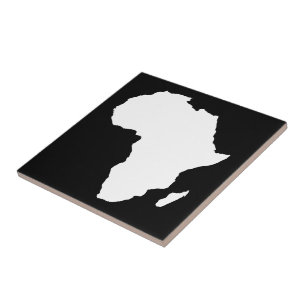 Black Audacious Africa Tile