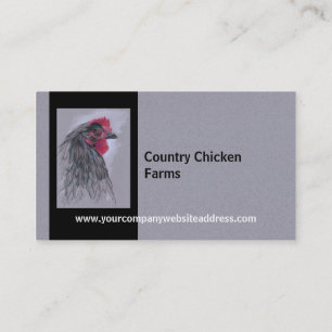 Black Australorp Hen Business Card