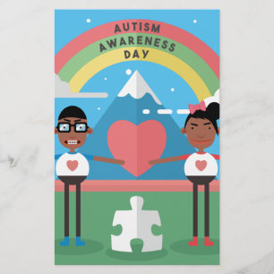 black autism awareness kids