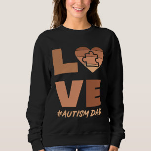 Black Autism Dad Of Autistic Son Kid Neurodiverse Sweatshirt
