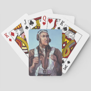 Black Aviators: U.S. WW2 Military Fighting Service Playing Cards