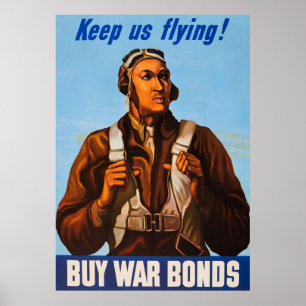 Black Aviators US Fighter Pilots of WW2 Poster