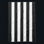 Black Awning Stripe Tea Towel<br><div class="desc">Black Awning Stripe</div>