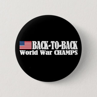 Black Back-To-Back USA Champs 6 Cm Round Badge